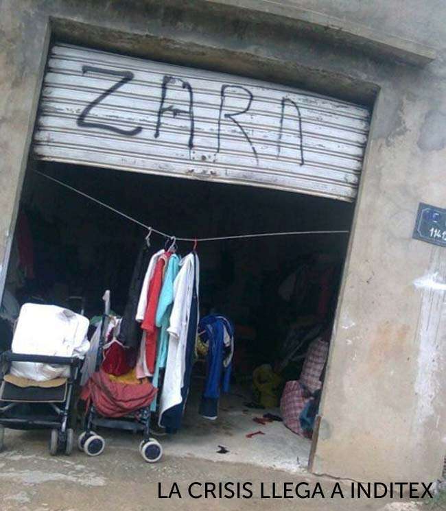 La crisis llega a Zara